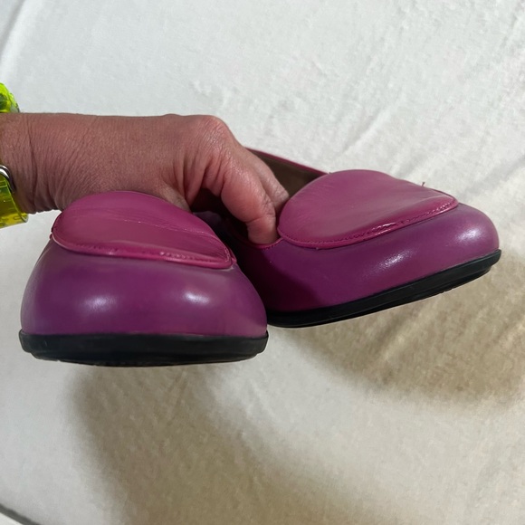 Dansko Nastacia Nappa Leather Loafers in Pink/purple worn once size 38 - Picture 7 of 8